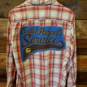 One-of-a-Kind UPS Urban Pipeline Custom Plaid Shirt (Unisex - Men's M)
